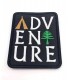 Patch velcro brodés à Coudre : Adventure