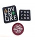 Patch velcro brodés à Coudre : Adventure
