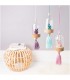 RICO DESIGN : Set de Grands Pompons Glands en Laine - Coucher de Soleil