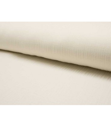 DOUBLE GAZE de coton Blanc cassé
