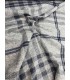 Flanelle Écossaise GRIS et MARINE