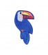 Thermocollant - Toucan Bleu Assis