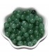 Perle acrylique Ronde - VERT BOUTEILLE