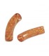 Perles acryliques Tubes Givrées - AMBRE