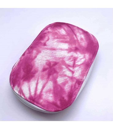 Pochette à couture de voyage TIE &amp; DYE rose