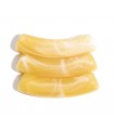 Perles acryliques Tube MARBRÉ BANANE