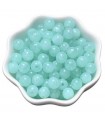 Perles acryliques Ronde 6mm MENTHE