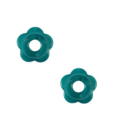 Pendentif en acétate Fleur 27mm - PAON