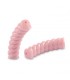 Perles acryliques Tube Torsadé ROSE