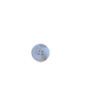 Bouton Plat Écaille 15mm - BLANC