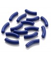 Perles acryliques Tube -BLEU DUR