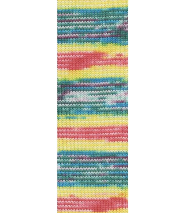 WOOL ADDICT : Move -0001- VERT JAUNE ROUGE