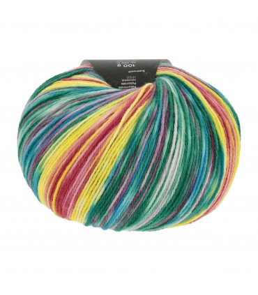 WOOL ADDICT : Move -0001- VERT JAUNE ROUGE