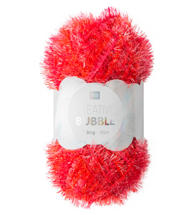 RICO DESIGN Bubble Print Fuchsia