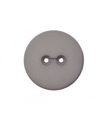 Bouton Polyester Mat 23mm GRIS