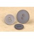 Bouton 2 trous satine -  18mm GRIS CENDRE