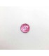 Bouton Nacre Glitter - 18mm FUCHSIA