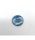 Bouton Nacre Glitter - 18mm petrole
