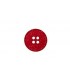 Bouton Chanvre et Polyester 15mm ROUGE