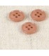 Bouton 4 trous recycle 11mm ROSE INDIEN