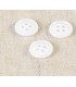 Bouton 4 trous recycle 11mm BLANC