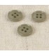 Bouton 4 trous recycle 11mm KAKI