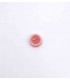 Bouton 2 trous bonbons 15mm Rose