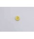 Bouton 2 trous bonbons 15mm JAUNE