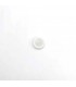 Bouton 2 trous bonbons 15mm BLANC