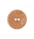 Bouton nacre river shell - 18mm ORANGE