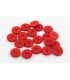 Bouton Couture Polyester Mat 14mm TOMATE