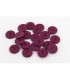 Bouton Couture Polyester Mat 14mm LIE DE VIN