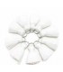 Mini POMPON Gland 2cm BLANC