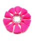 Mini POMPON Gland 2cm ROSE FLUO