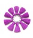Mini POMPON Gland 2cm Violet