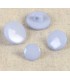 Bouton bonbon sur pied 12mm BLEU LAYETTE