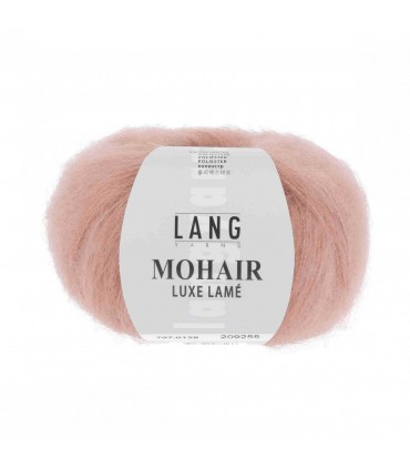 LANG YARNS   Mohair Luxe Lame BLUSH