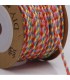 Fil de Coton tresse ARC EN CIEL