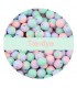 Perles en silicone 12mm tie die