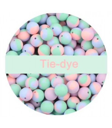 Perles en silicone 12mm tie die