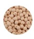 Perles en silicone 12mm BEIGE