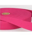 Sangle a sac Coton - 30mm fuschia
