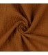 DOUBLE GAZE de coton Caramel