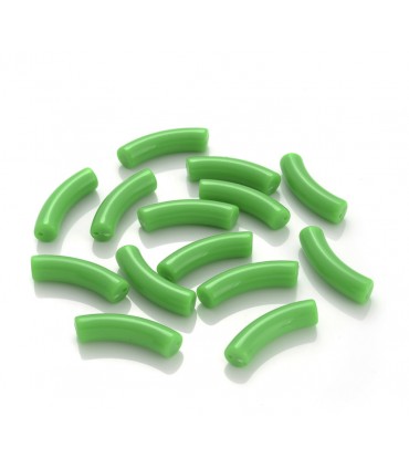 Perles acryliques Tube VERT GAZON