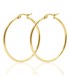 Boucles d'oreilles créoles 40mm - DORE