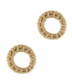 Pendentifs en rotin 24mm - Beige natural