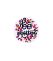 Thermocollant - Rond : Be Positive
