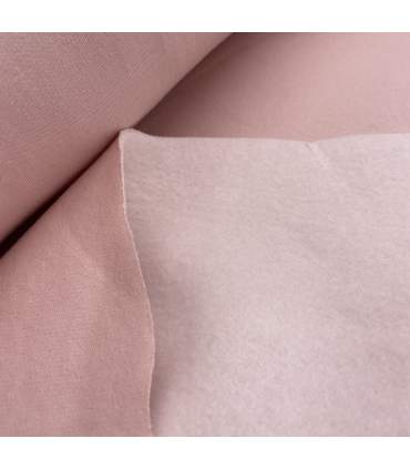 Sweat Doudou uni ROSE PÂLE