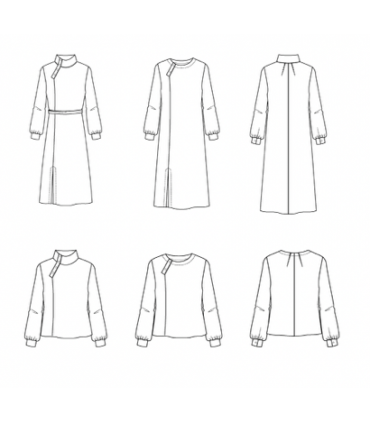 MAISON FAUVE : robe/blouse Soliflore