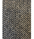 Lainage chevrons : noir blanc marron